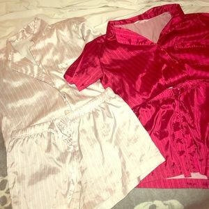 Victoria secret silk pajama set
